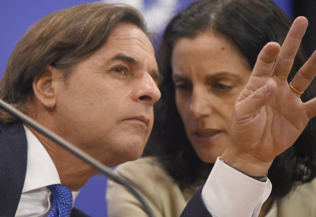 Coferencia de prensa del Presidente Lacalle Pou